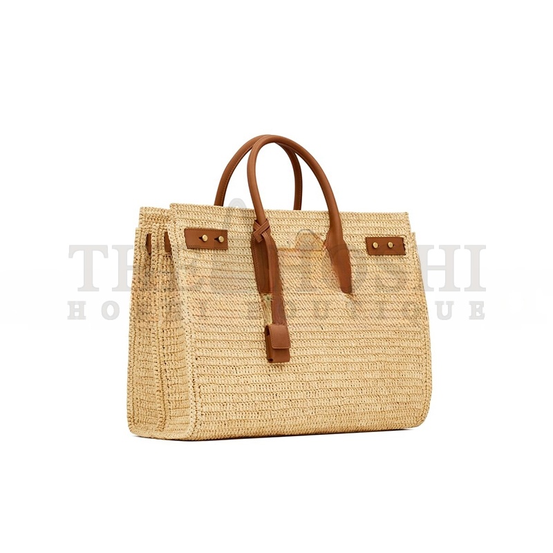 Y51 SAC DE JOUR S*pPLE IN RAFFIA AND LEATHER-MEDIUM 751499GAABN2080 (41*28*13cm) Master Quality